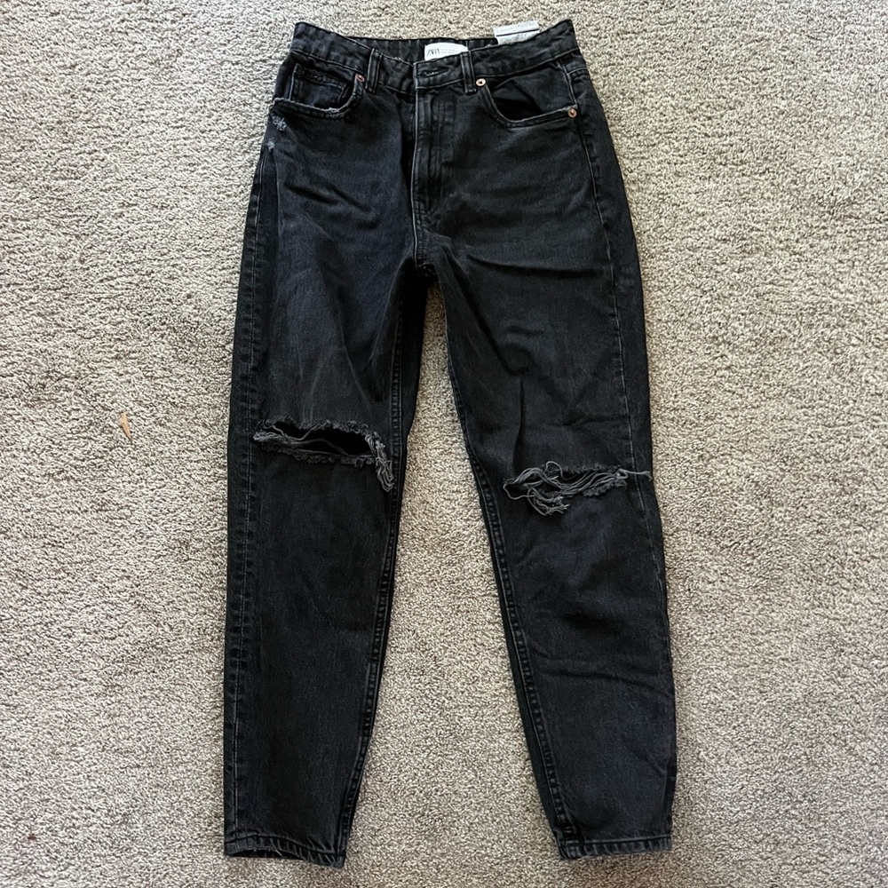 Zara mom jeans